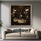 Dogs Playing Poker In Suits Canvas Wall Art, Ready To Hang