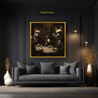 Dogs Playing Poker In Suits Canvas Wall Art, Ready To Hang